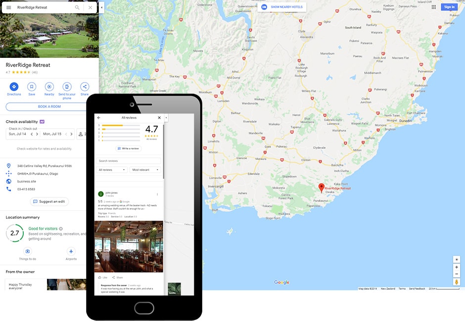 Google Maps, My Business page setup